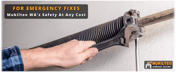 Broken Garage Door Spring Mukilteo WA